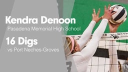 16 Digs vs Port Neches-Groves 