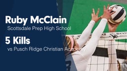 5 Kills vs Pusch Ridge Christian Academy 