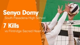 7 Kills vs Flintridge Sacred Heart Academy