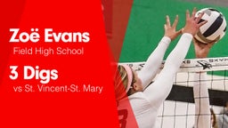 3 Digs vs St. Vincent-St. Mary 