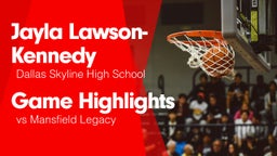 Game Highlights vs Mansfield Legacy 