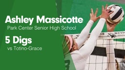 5 Digs vs Totino-Grace 