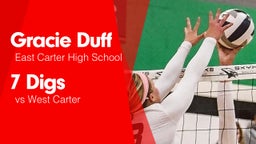 7 Digs vs West Carter 