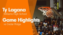 Game Highlights vs Cedar Ridge 
