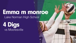 4 Digs vs Mooresville 