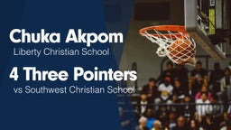 4 Three Pointers vs Southwest Christian School