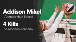 4 Kills vs Madison Academy 