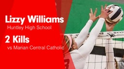 2 Kills vs Marian Central Catholic 