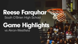 Game Highlights vs Akron-Westfield 