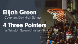 4 Three Pointers vs Winston Salem Christian School
