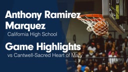 Game Highlights vs Cantwell-Sacred Heart of Mary 