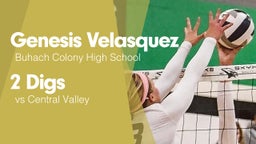 2 Digs vs Central Valley 