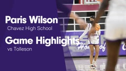 Game Highlights vs Tolleson 