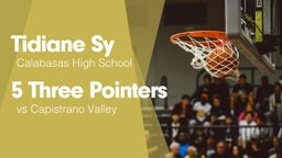 5 Three Pointers vs Capistrano Valley 