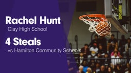 4 Steals vs Hamilton Community Schools