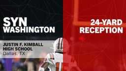 24-yard Reception vs Samuell 