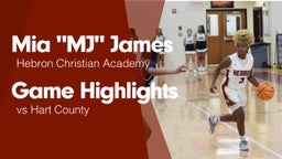 Game Highlights vs Hart County 