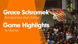 Game Highlights vs Weimar