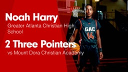2 Three Pointers vs Mount Dora Christian Academy