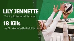 18 Kills vs St. Anne's-Belfield School