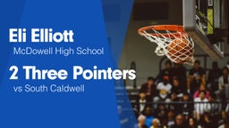 2 Three Pointers vs South Caldwell 