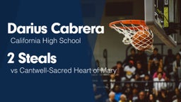 2 Steals vs Cantwell-Sacred Heart of Mary 