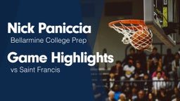 Game Highlights vs Saint Francis 