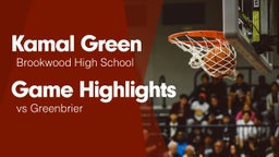 Game Highlights vs Greenbrier 
