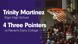 4 Three Pointers vs Navarro Early College 