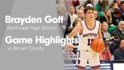 Game Highlights vs Brown County 