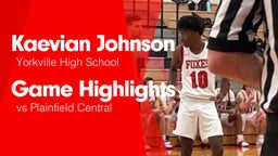 Game Highlights vs Plainfield Central 