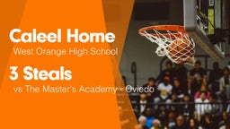 3 Steals vs The Master's Academy - Oviedo