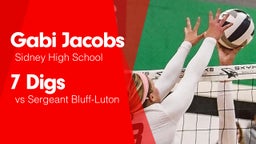 7 Digs vs Sergeant Bluff-Luton 