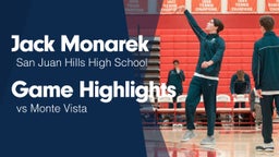 Game Highlights vs Monte Vista 