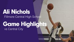 Game Highlights vs Central City 