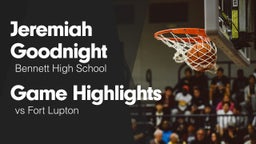 Game Highlights vs Fort Lupton 