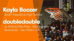 Double Double vs Rolling Hills Prep , Girls Varsity Basketball - San Pedro, CA