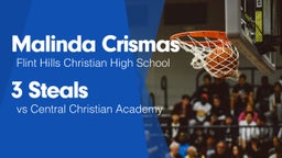 3 Steals vs Central Christian Academy