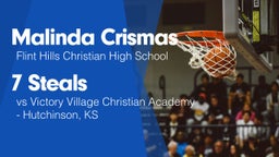 7 Steals vs Victory Village Christian Academy - Hutchinson, KS