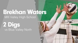 2 Digs vs Blue Valley North