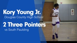 2 Three Pointers vs South Paulding 