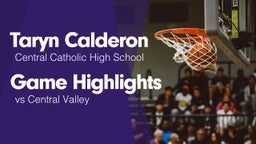 Game Highlights vs Central Valley 