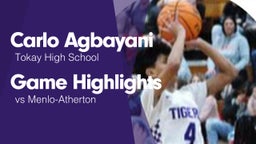 Game Highlights vs Menlo-Atherton 