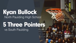 5 Three Pointers vs South Paulding 