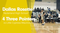 4 Three Pointers vs Little Cypress-Mauriceville 