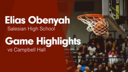 Game Highlights vs Campbell Hall 