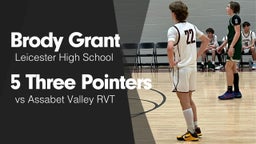 5 Three Pointers vs Assabet Valley RVT