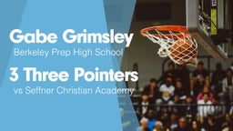 3 Three Pointers vs Seffner Christian Academy