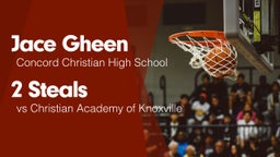 2 Steals vs Christian Academy of Knoxville