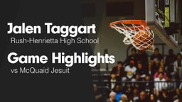 Game Highlights vs McQuaid Jesuit 